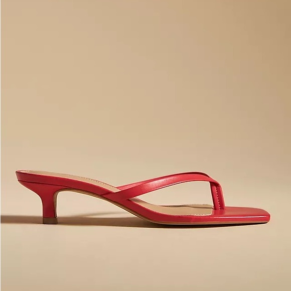 By Anthropologie Thong Kitten Heels - Picture 2 of 2